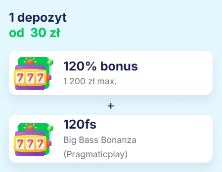 Bonus od pierwszego depozytu w Ice Casino